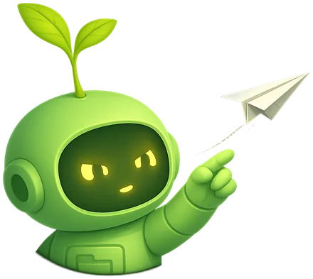 La mascotte MEMO envoie une notification en avion de papier